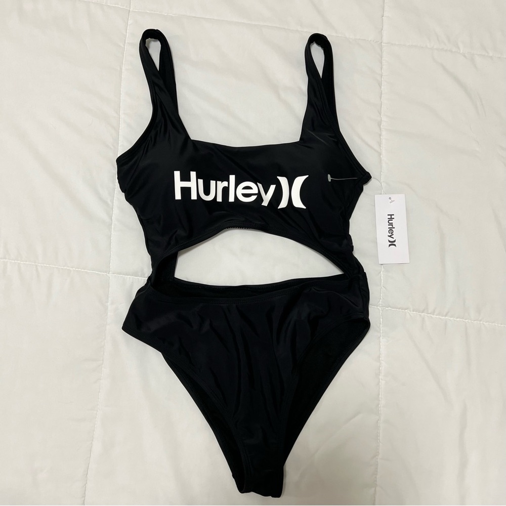 Hurley Cutout One Piece Swimsuit